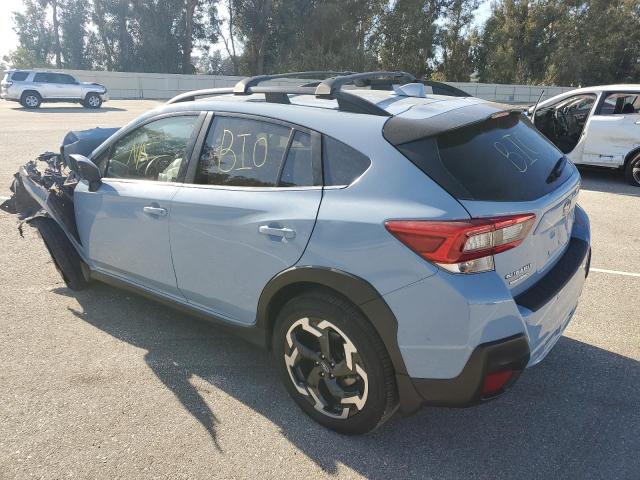 JF2GTHMC8M8675189 - 2021 SUBARU CROSSTREK BLUE photo 2