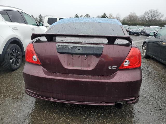 JTKDE177550052929 - 2005 TOYOTA SCION TC BURGUNDY photo 6