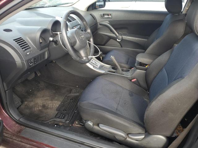 JTKDE177550052929 - 2005 TOYOTA SCION TC BURGUNDY photo 7