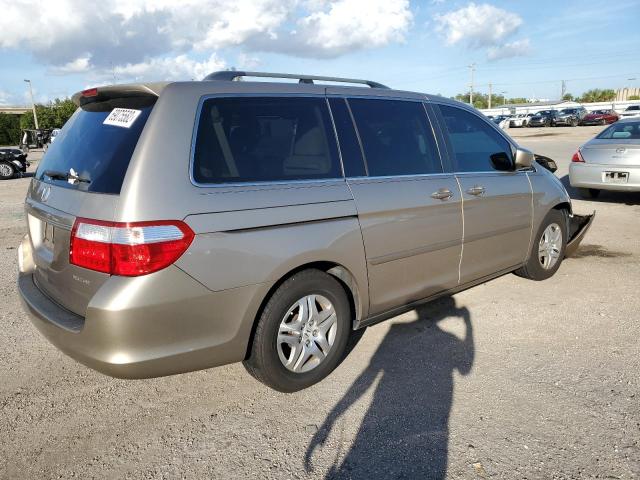 5FNRL386X7B434544 - 2007 HONDA ODYSSEY EX GOLD photo 3