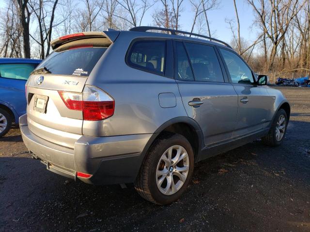 WBXPC934X9WJ27599 - 2009 BMW X3 XDRIVE3 GRAY photo 3