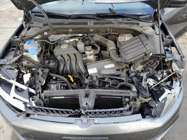 3VW2K7AJ8EM357057 - 2014 VOLKSWAGEN JETTA BASE GRAY photo 11