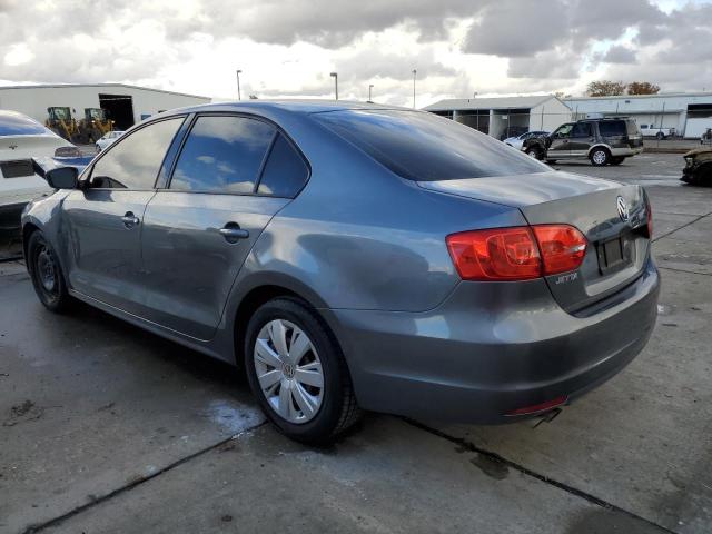 3VW2K7AJ8EM357057 - 2014 VOLKSWAGEN JETTA BASE GRAY photo 2