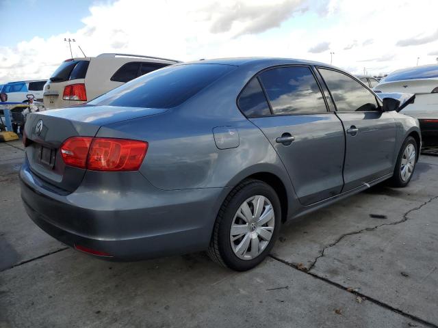 3VW2K7AJ8EM357057 - 2014 VOLKSWAGEN JETTA BASE GRAY photo 3