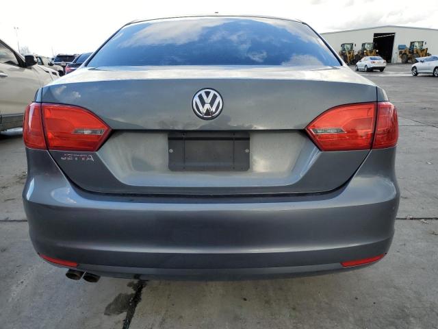 3VW2K7AJ8EM357057 - 2014 VOLKSWAGEN JETTA BASE GRAY photo 6