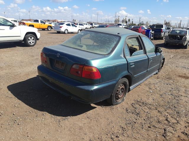 2HGEJ6610XH574577 - 1999 HONDA CIVIC BASE GREEN photo 4