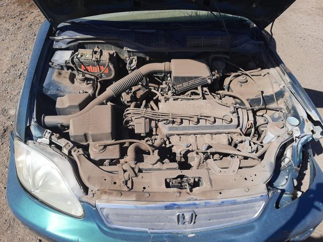 2HGEJ6610XH574577 - 1999 HONDA CIVIC BASE GREEN photo 7