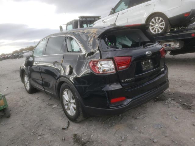 5XYPG4A39KG493619 - 2019 KIA SORENTO L BLACK photo 2