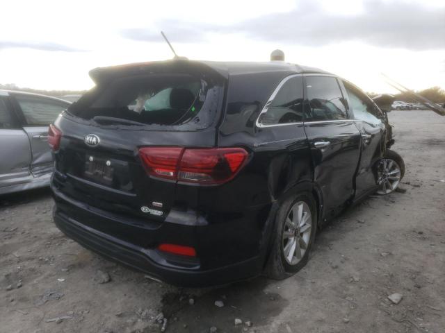 5XYPG4A39KG493619 - 2019 KIA SORENTO L BLACK photo 3