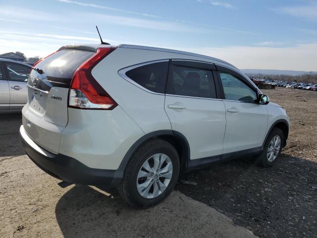 5J6RM4H71EL117610 - 2014 HONDA CR-V EXL WHITE photo 3