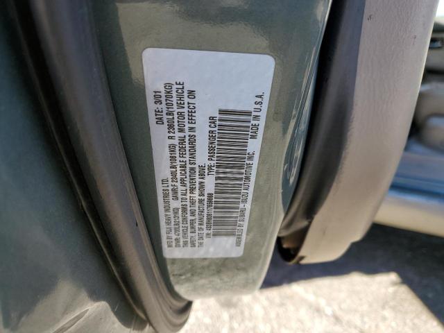 4S3BH806117659668 - 2001 SUBARU LEGACY OUT GRAY photo 13