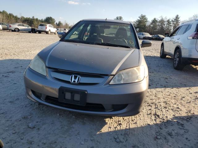 JHMES966X5S022386 - 2005 HONDA CIVIC HYBR GRAY photo 5