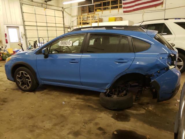 JF2GPABC8H8227765 - 2017 SUBARU CROSSTREK BLUE photo 2