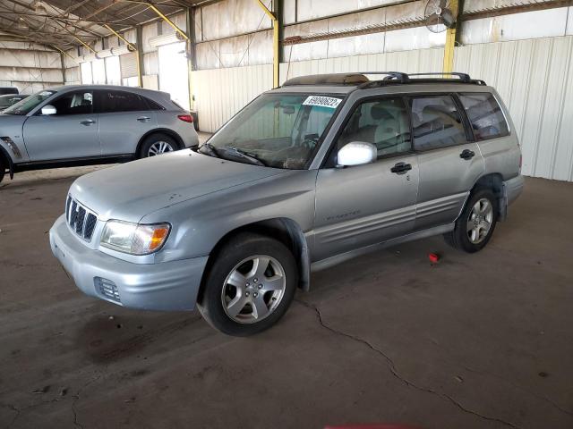 JF1SF65692H746321 - 2002 SUBARU FORESTER S SILVER photo 1