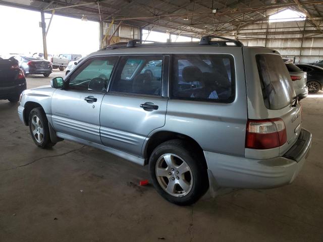 JF1SF65692H746321 - 2002 SUBARU FORESTER S SILVER photo 2