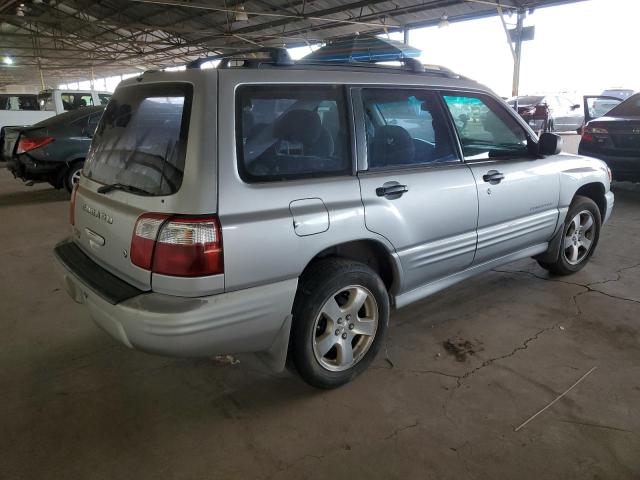 JF1SF65692H746321 - 2002 SUBARU FORESTER S SILVER photo 3