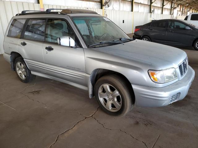 JF1SF65692H746321 - 2002 SUBARU FORESTER S SILVER photo 4