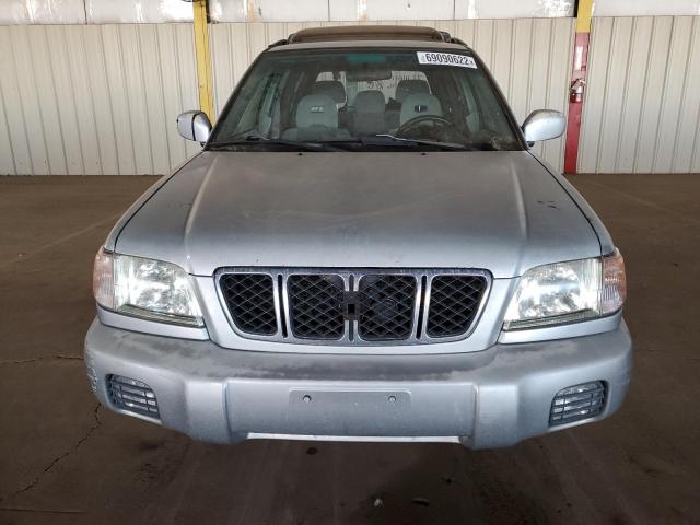JF1SF65692H746321 - 2002 SUBARU FORESTER S SILVER photo 5