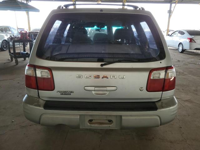 JF1SF65692H746321 - 2002 SUBARU FORESTER S SILVER photo 6