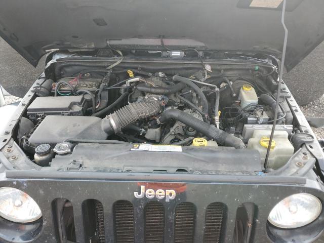 1J4GA59177L213132 - 2007 JEEP WRANGLER S BLACK photo 12