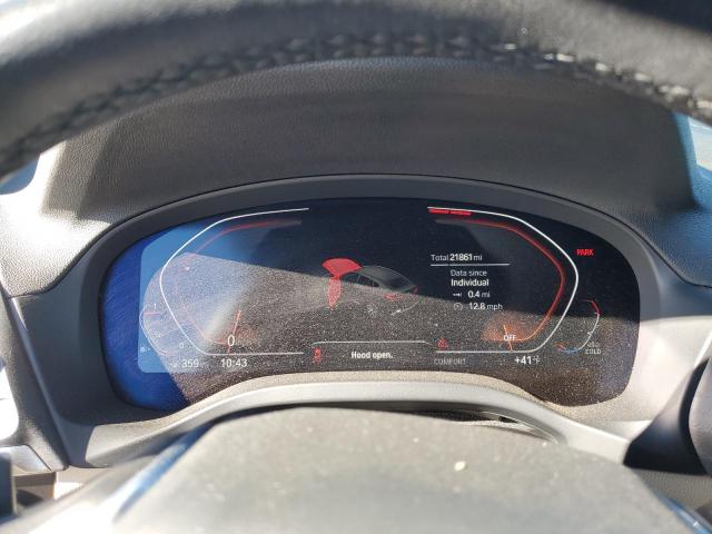 5UX33DT04N9J71908 - 2022 BMW X4 XDRIVE3 BLACK photo 9