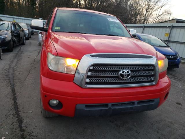 5TFBV58138X041973 - 2008 TOYOTA TUNDRA DOU RED photo 5