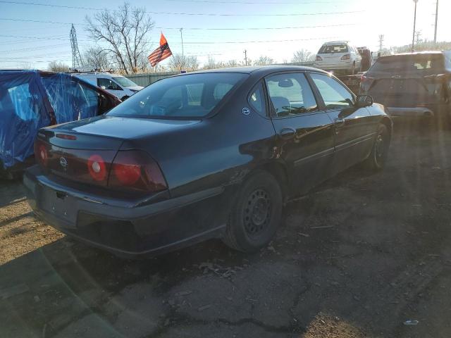 2G1WF52E539271542 - 2003 CHEVROLET IMPALA BLACK photo 3