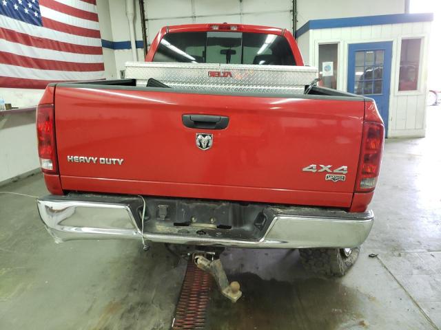 1D7KS28D66J150905 - 2006 DODGE RAM 2500 S Կարմիր լուսանկար 6