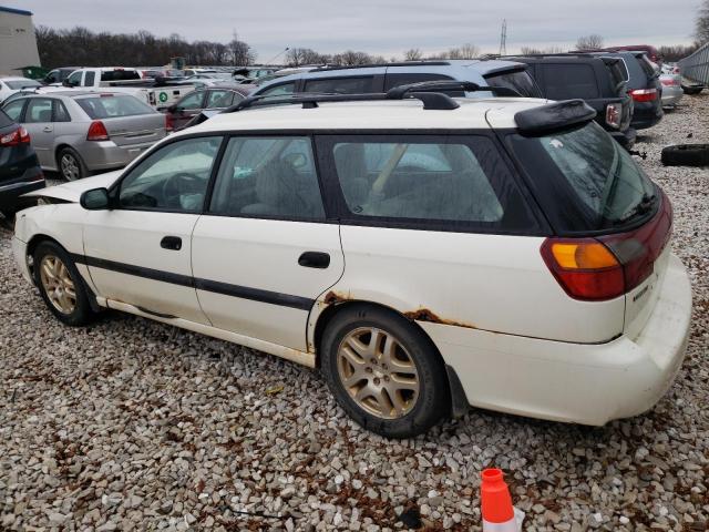 4S3BH6256Y7309424 - 2000 SUBARU LEGACY BRI WHITE photo 2