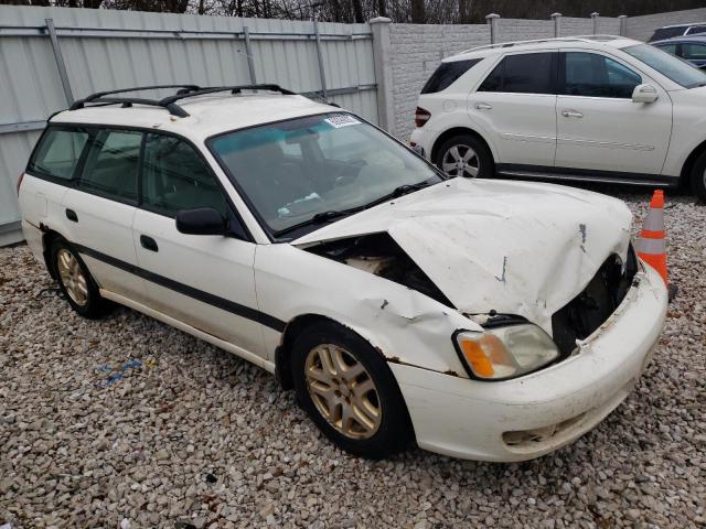 4S3BH6256Y7309424 - 2000 SUBARU LEGACY BRI WHITE photo 4