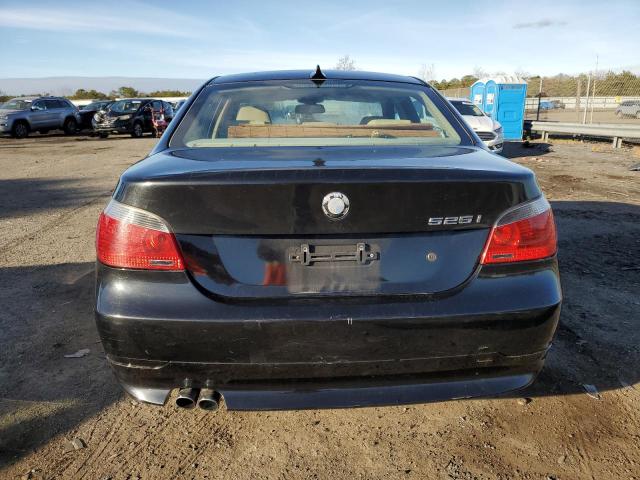 WBANA53565B858606 - 2005 BMW 5 SERIES BLACK photo 6