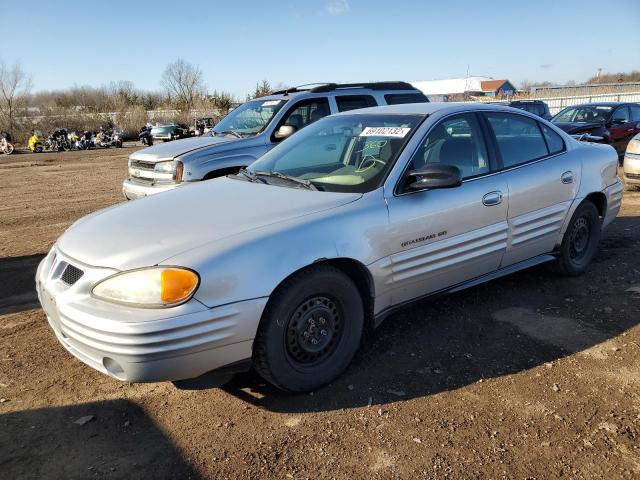 1G2NE52T41M569508 - 2001 PONTIAC GRAND AM S SILVER photo 1