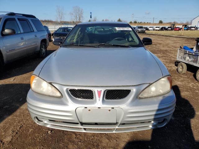 1G2NE52T41M569508 - 2001 PONTIAC GRAND AM S SILVER photo 5