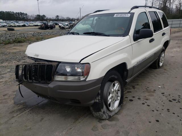 1J4GX48S93C550057 - 2003 JEEP LAREDO WHITE photo 2