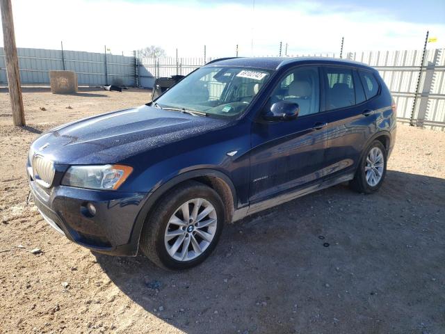 5UXWX9C53D0A15455 - 2013 BMW X3 XDRIVE2 BLUE photo 1