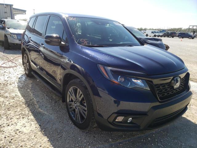 5FNYF7H5XLB004640 - 2020 HONDA PASSPORT E 蓝色 照片 4