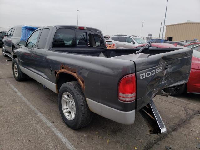 1B7GL22X11S342753 - 2001 DODGE DAKOTA GRAY photo 2