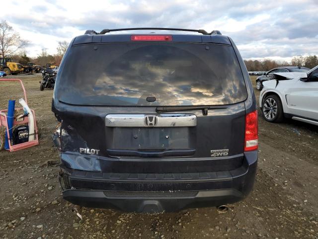 5FNYF4H96CB031416 - 2012 HONDA PILOT TOUR BLUE photo 6