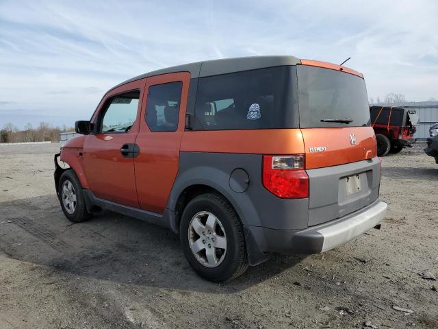 5J6YH28504L014177 - 2004 HONDA ELEMENT EX ORANGE photo 2