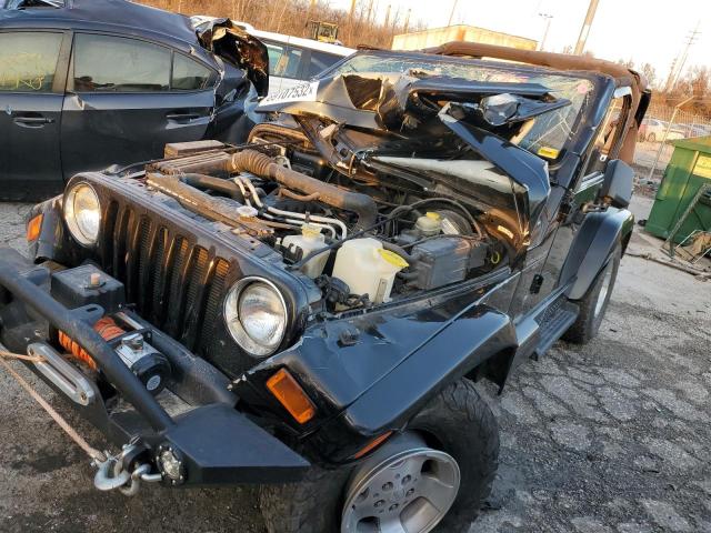 1J4FA49S51P346194 - 2001 JEEP WRANGLER / BLACK photo 1