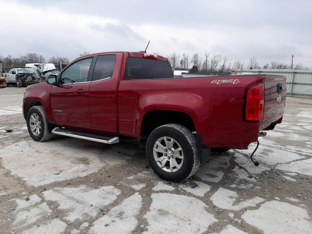 1GCHTCENXJ1****** - 2018 CHEVROLET COLORADO L MAROON photo 2