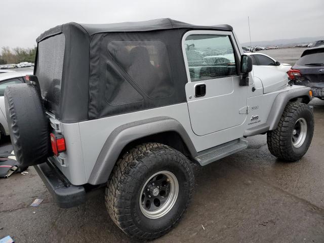 1J4FA39S54P727185 - 2004 JEEP WRANGLER X SILVER photo 3