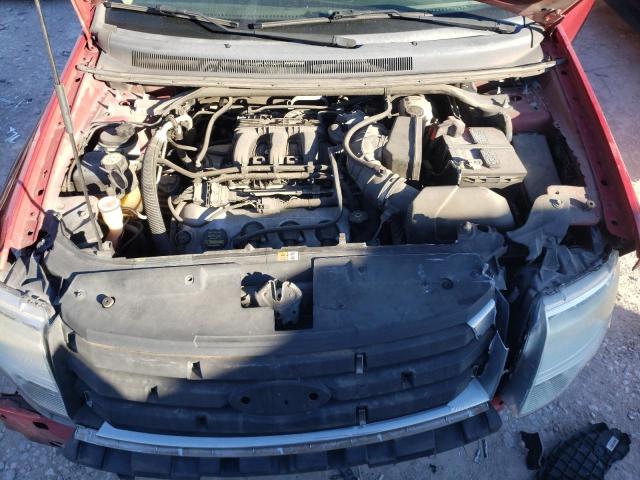 1FMDK07W49GA02467 - 2009 FORD TAURUS X E RED photo 12