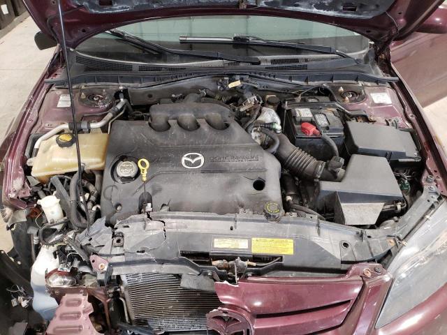 1YVHP80D175M42910 - 2007 MAZDA 6 S BURGUNDY photo 11