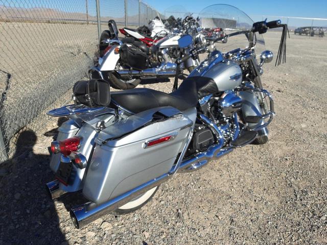 1HD1FBM10EB677125 - 2014 HARLEY-DAVIDSON FLHR ROAD SILVER photo 4