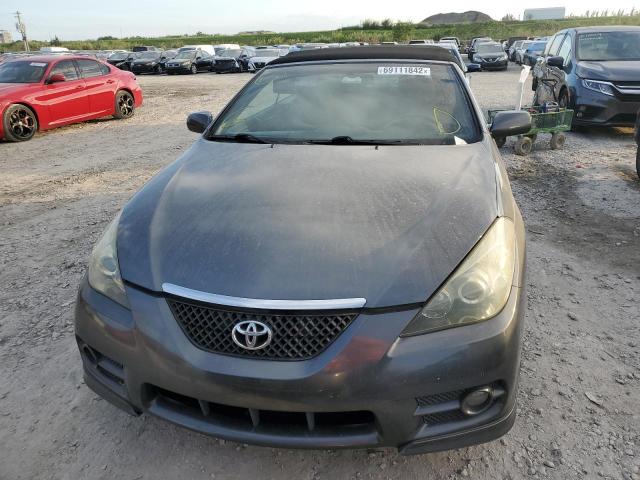 4T1FA38P57U110261 - 2007 TOYOTA CAMRY SOLA GRAY photo 5