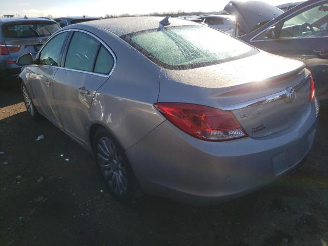 W04GS5EC4B1010840 - 2011 BUICK REGAL CXL TAN photo 2