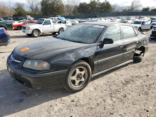 2G1WF52E849287980 - 2004 CHEVROLET IMPALA 4D BLACK photo 1