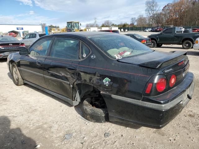 2G1WF52E849287980 - 2004 CHEVROLET IMPALA 4D BLACK photo 2