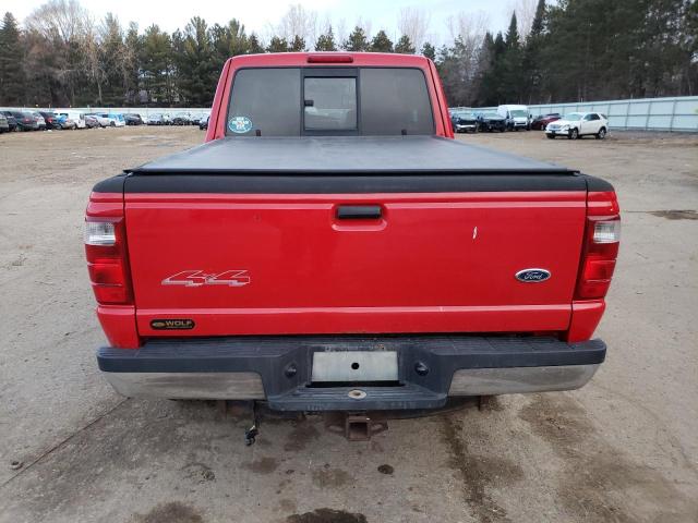 1FTZR45E84PB12812 - 2004 FORD RANGER SUP RED photo 6